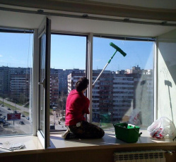 Мытье окон в однокомнатной квартире Ишимбай